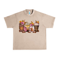 French Oak leopard rose glitter flowers coffee cups Urban Heavy Tee - Zillion Design Studio