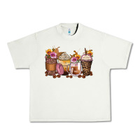 Pistachio leopard rose glitter flowers coffee cups Urban Heavy Tee - Zillion Design Studio