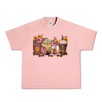 Salmon leopard rose glitter flowers coffee cups Urban Heavy Tee - Zillion Design Studio