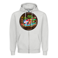 Dove Grey dominican republic coasters Zipper Hoodie - AdoDesignShop