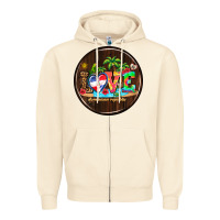 Sandshell dominican republic coasters Zipper Hoodie - AdoDesignShop