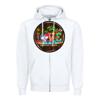 White dominican republic coasters Zipper Hoodie - AdoDesignShop