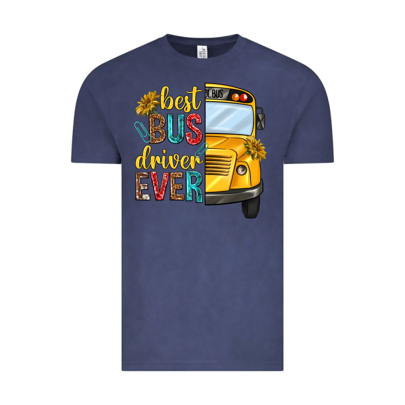 Best Bus Driver Ever Vintage Tee by texasbilliewilder | Teevron