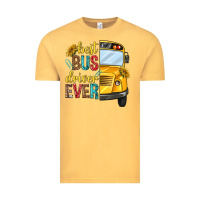Vintage Mustard best bus driver ever Vintage Tee - texasbilliewilder