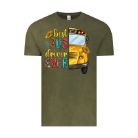 Vintage Olive best bus driver ever Vintage Tee - texasbilliewilder