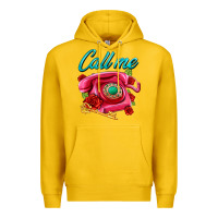 Lemon call me roses and pink telephone Premium Hoodie - AdoDesignShop