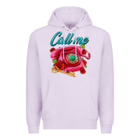 Lilac call me roses and pink telephone Premium Hoodie - AdoDesignShop