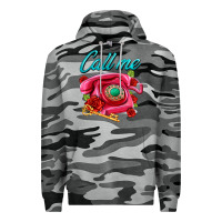 Slate Camo call me roses and pink telephone Premium Hoodie - AdoDesignShop