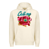 Tofu call me roses and pink telephone Premium Hoodie - AdoDesignShop