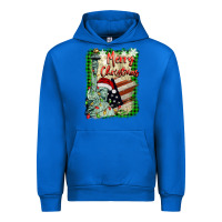 Cobalt merry christmas  statue of liberty Urban Hoodie - BarkalooDesign