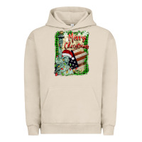Pigment French Oak merry christmas  statue of liberty Urban Hoodie - BarkalooDesign