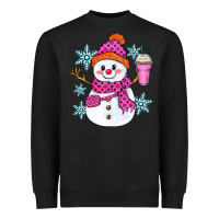 Black bougie snowman Heavyweight Sweatshirt - Zillion Design Studio