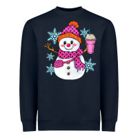 Navy bougie snowman Heavyweight Sweatshirt - Zillion Design Studio