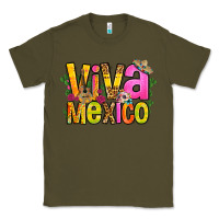 Army Green viva mexico long live mexico Classic Tee - FaDigitalArtStudio