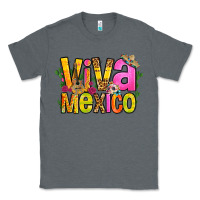 Charcoal Heather viva mexico long live mexico Classic Tee - FaDigitalArtStudio