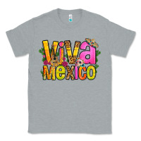 Heather Grey viva mexico long live mexico Classic Tee - FaDigitalArtStudio
