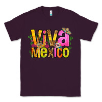 Plum viva mexico long live mexico Classic Tee - FaDigitalArtStudio