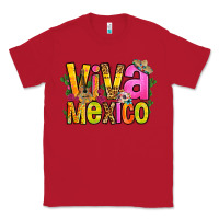 Red viva mexico long live mexico Classic Tee - FaDigitalArtStudio