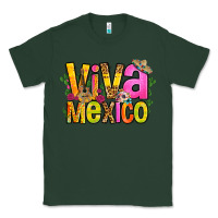 Sports Green viva mexico long live mexico Classic Tee - FaDigitalArtStudio