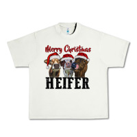 Pistachio merry christmas heifer Urban Heavy Tee - RanaPortraitStore