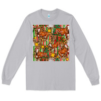 Moon Dust christmas leopard cow with gift boxes Long Sleeve Tee - FaDigitalArtStudio