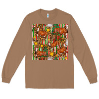 Toasted Coconut christmas leopard cow with gift boxes Long Sleeve Tee - FaDigitalArtStudio
