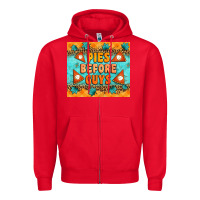 Red Pies Before Guys Zipper Hoodie - Artiststas