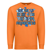 Carrot we wear blue for autism awareness Premium Sweatshirt - MaliasSmallBusiness