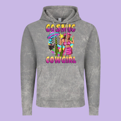 Vintage Hoodie cosmic cowgirl