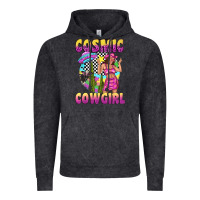 Vintage Black cosmic cowgirl Vintage Hoodie - texasbilliewilder