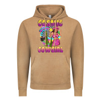 Vintage Camel cosmic cowgirl Vintage Hoodie - texasbilliewilder