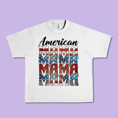 American Mama Urban Heavy Tee Designed By Barkaloodesign