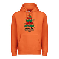Carrot crocin around the christmas tree Premium Hoodie - MaliasSmallBusiness