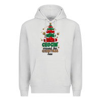 Dove Grey crocin around the christmas tree Premium Hoodie - MaliasSmallBusiness