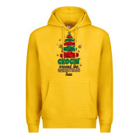 Lemon crocin around the christmas tree Premium Hoodie - MaliasSmallBusiness