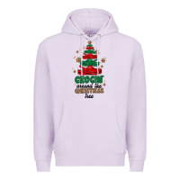 Lilac crocin around the christmas tree Premium Hoodie - MaliasSmallBusiness
