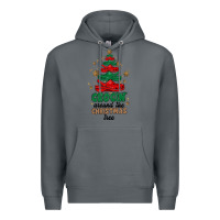 Rock crocin around the christmas tree Premium Hoodie - MaliasSmallBusiness