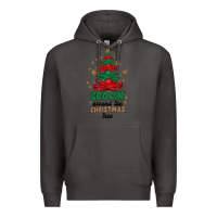 Smoke crocin around the christmas tree Premium Hoodie - MaliasSmallBusiness