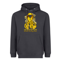 Smoke they never fight alone yellow ribbon with boxing g Heavyweight Hoodie - NancyCooperArtShop