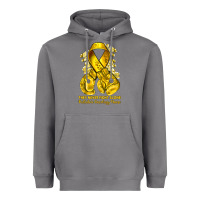 Storm they never fight alone yellow ribbon with boxing g Heavyweight Hoodie - NancyCooperArtShop
