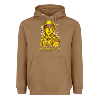 Toasted Coconut they never fight alone yellow ribbon with boxing g Heavyweight Hoodie - NancyCooperArtShop
