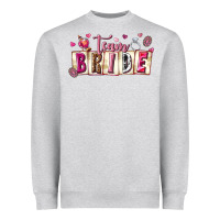 Heather Grey team bride Heavyweight Sweatshirt - texasbilliewilder