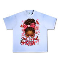 Grape Ice one loved cna afro messy bun Urban Heavy Tee - texasbilliewilder