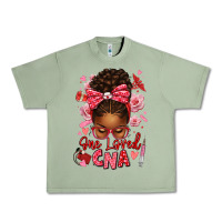 Oil Green one loved cna afro messy bun Urban Heavy Tee - texasbilliewilder