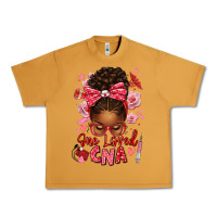 Peanut Butter one loved cna afro messy bun Urban Heavy Tee - texasbilliewilder