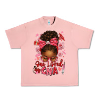 Salmon one loved cna afro messy bun Urban Heavy Tee - texasbilliewilder