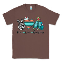 Chestnut peace love nursing Classic Tee - CowhideDigitalArt
