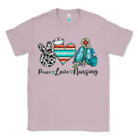 Lilac peace love nursing Classic Tee - CowhideDigitalArt