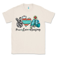 Natural peace love nursing Classic Tee - CowhideDigitalArt