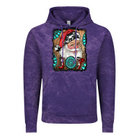 Cloud Purple Santa Claus Joy Vintage Hoodie - RanaPortraitStore